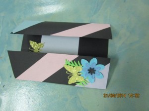Examples of Mother's Day Card produced by The members of art society.